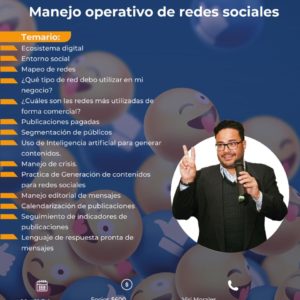 Curso manejo operativo de redes sociales